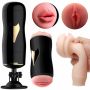 Dwustronny masturbator z wibracją B Series Fox czarny USB - 6